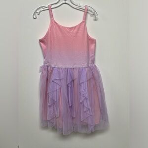 CAT & JACK GIRLS SIZE XXL (18) SPARKLY PINK AND LIGHT LILAC TULLE DRESS